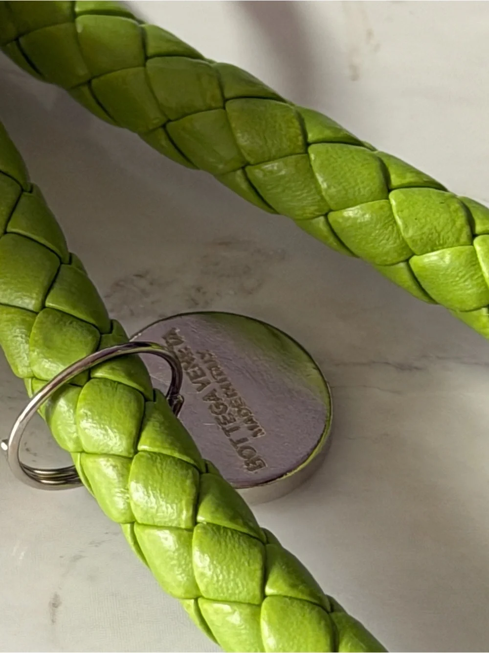 Preserved Real Peach Rose Bag Charm